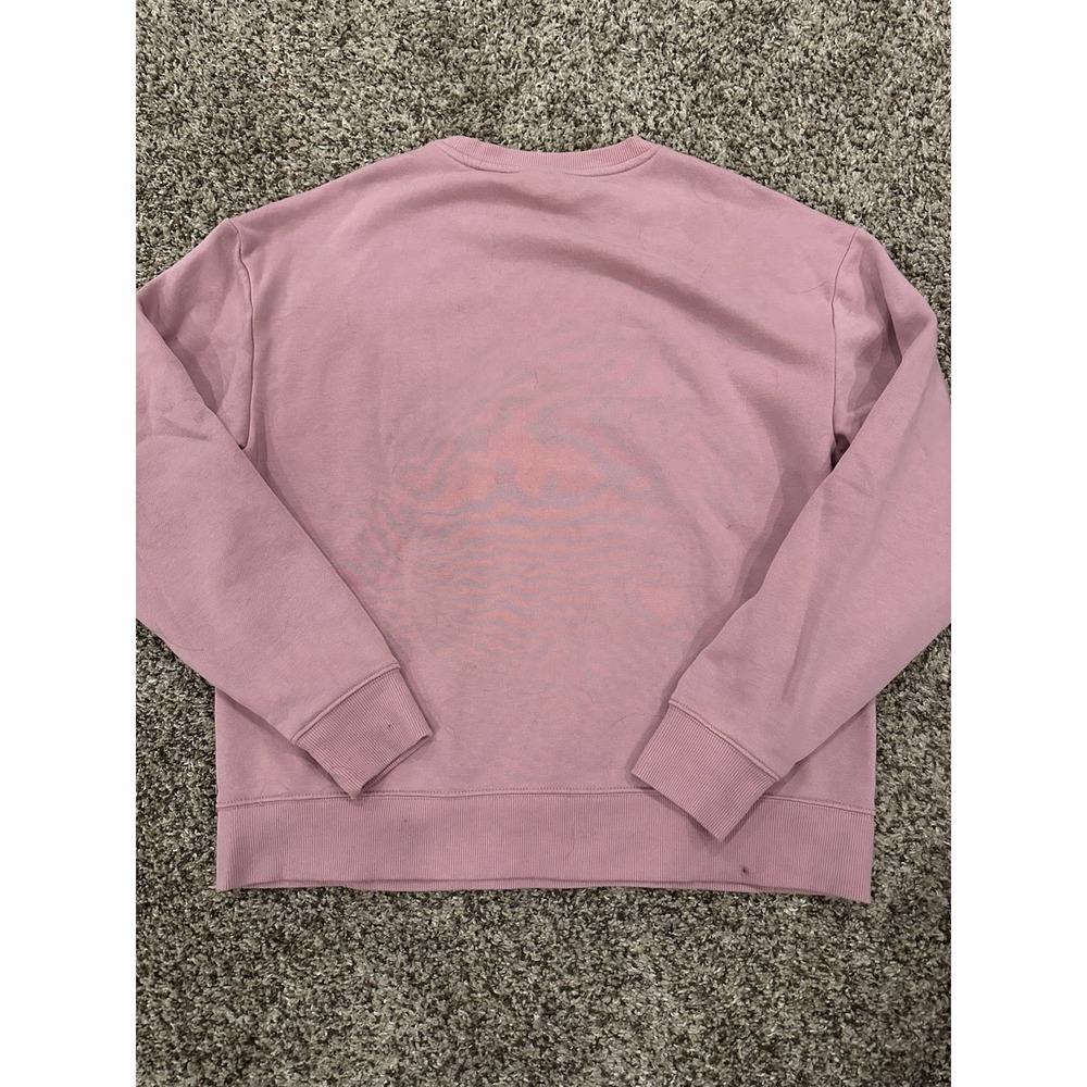 Reebok Womens Classic Crew Sweatshirt, Pink, Large - Picture 7 of 7